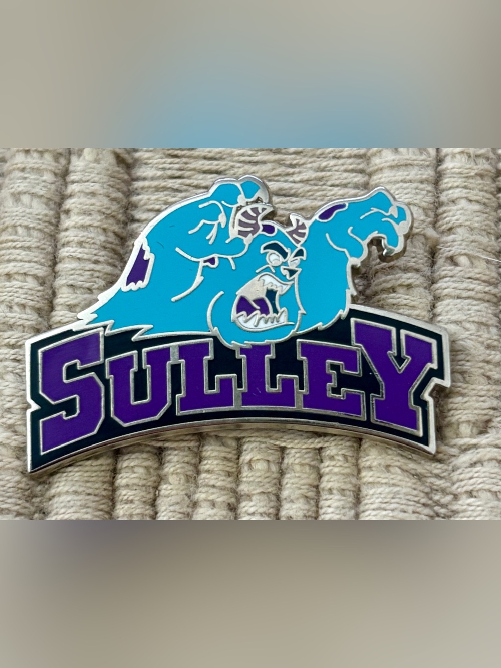 DISNEY 2018 Monsters, Inc. Sulley Fantasyland Football Mystery Collection Pin